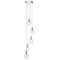 5Light Pendant Lighting Height Adjustable Integrated Led Chandelier