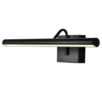 Integrated Led Bathroom Wall Lighting Fixture In Black