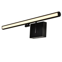 Integrated Led Bathroom Wall Lighting Fixture In Black