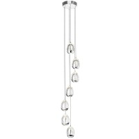 7Light Pendant Lighting Height Adjustable Integrated Led Chandelier