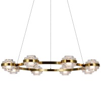 8Light Pendant Lighting Height Adjustable Integrated Led Chandelier