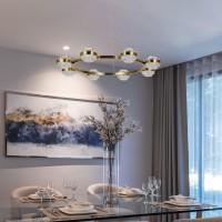 8Light Pendant Lighting Height Adjustable Integrated Led Chandelier