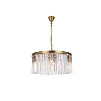 Sydney 315 Inch Round Crystal Chandelier In Satin Gold