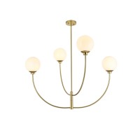 Nyomi 42 Inch Chandelier In Brass