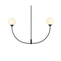 Nyomi 42 Inch Chandelier In Black