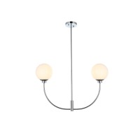 Nyomi 30 Inch Chandelier In Chrome