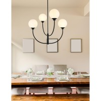 Nyomi 30 Inch Chandelier In Black