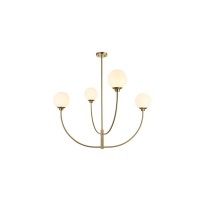 Nyomi 42 Inch Chandelier In Satin Gold