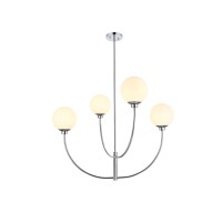 Nyomi 36 Inch Chandelier In Chrome