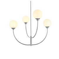 Nyomi 36 Inch Chandelier In Chrome