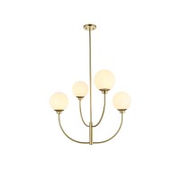 Nyomi 30 Inch Chandelier In Brass