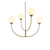 Nyomi 36 Inch Chandelier In Satin Gold