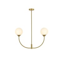 Nyomi 30 Inch Chandelier In Satin Gold