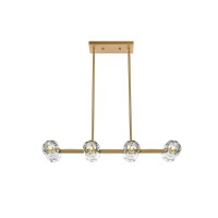 Eren 31 Inch Pendant Light In Satin Gold