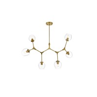 Cavoli 49 Inch Chandelier In Brass