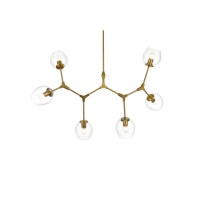 Cavoli 49 Inch Chandelier In Brass