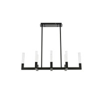 Noemi 42 Inch Adjustable Led Pendant In Black