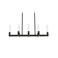 Noemi 42 Inch Adjustable Led Pendant In Black