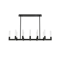 Noemi 54 Inch Adjustable Led Pendant In Black