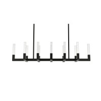 Noemi 54 Inch Adjustable Led Pendant In Black