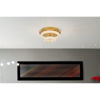 Bowen 22 Inch Adjustable Led Flush Mount In Satin Gold