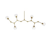 Cavoli 70 Inch Chandelier In Brass