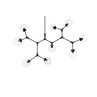 Cavoli 60 Inch Chandelier In Black